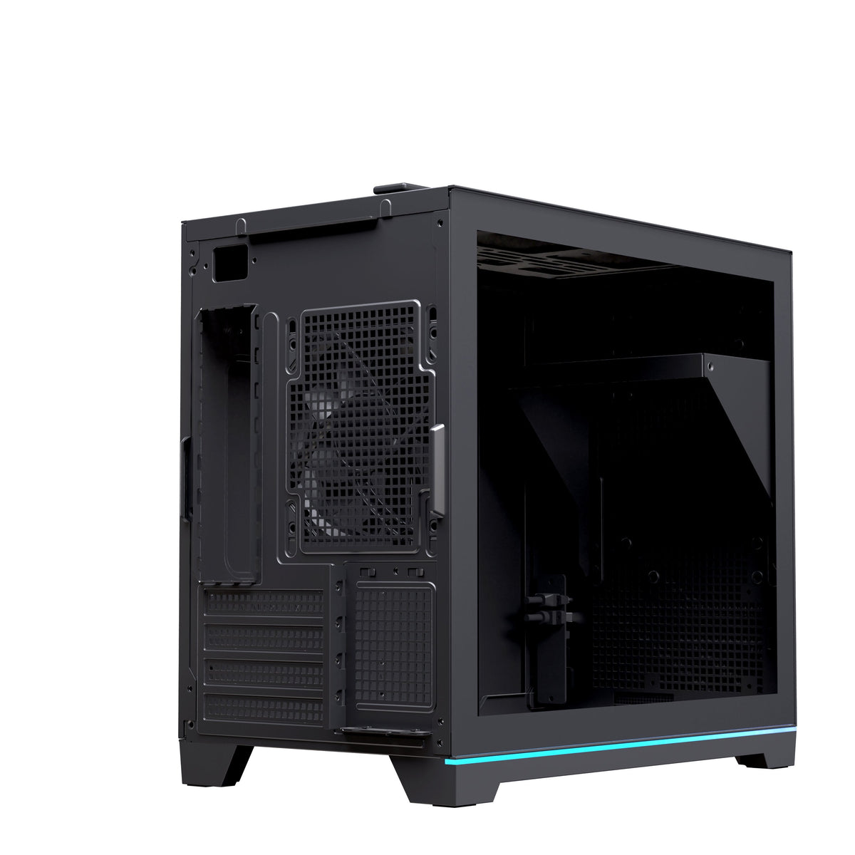 Caja Pc Micro-Atx Semitorre Einarex Pm300 Core C-Templado Negra Excs-Pm-300c-B