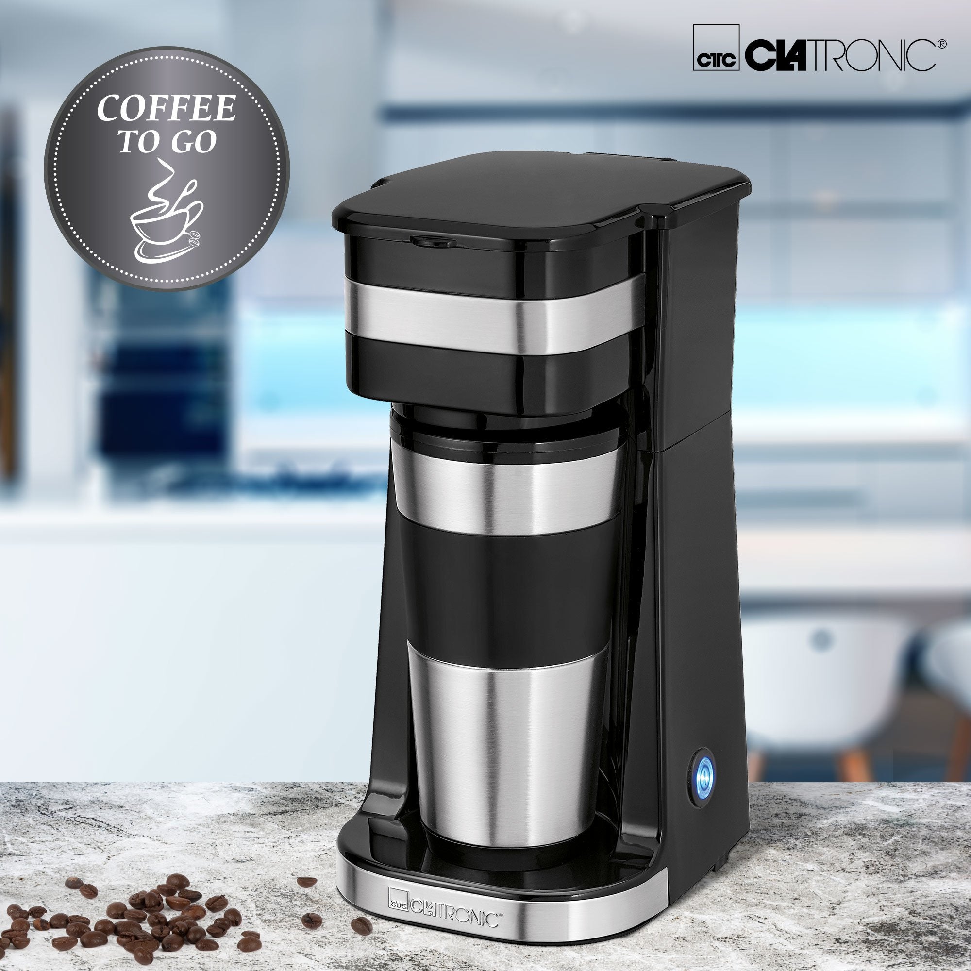 EAN 4006160638813 - Clatronic KA 3733 Totalmente automática Cafetera de filtro 0,4 L imagen 5