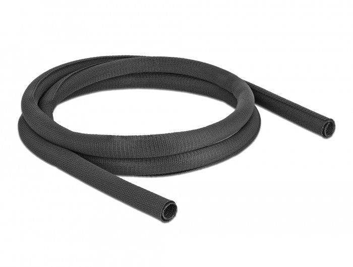 Gewebeschlauch Selbstschliessend Hitzebeständig 2 M X 19 Mm Schwarz