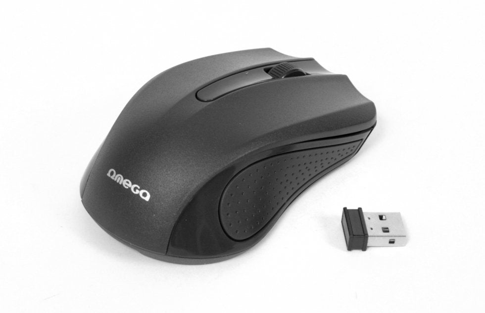 Omega Raton Inalambrico 2,4ghz 1000dpi Nano Usb Om0419b Negro