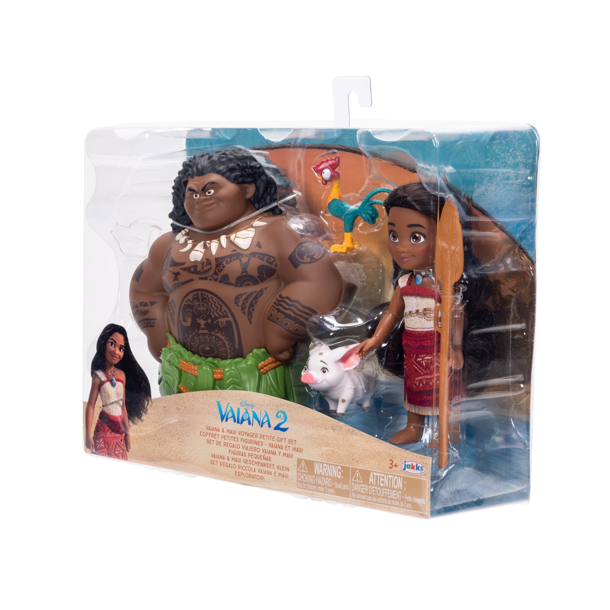 Blister Muñeca Vaiana & Maui Vaiana 2 Disney 15cm