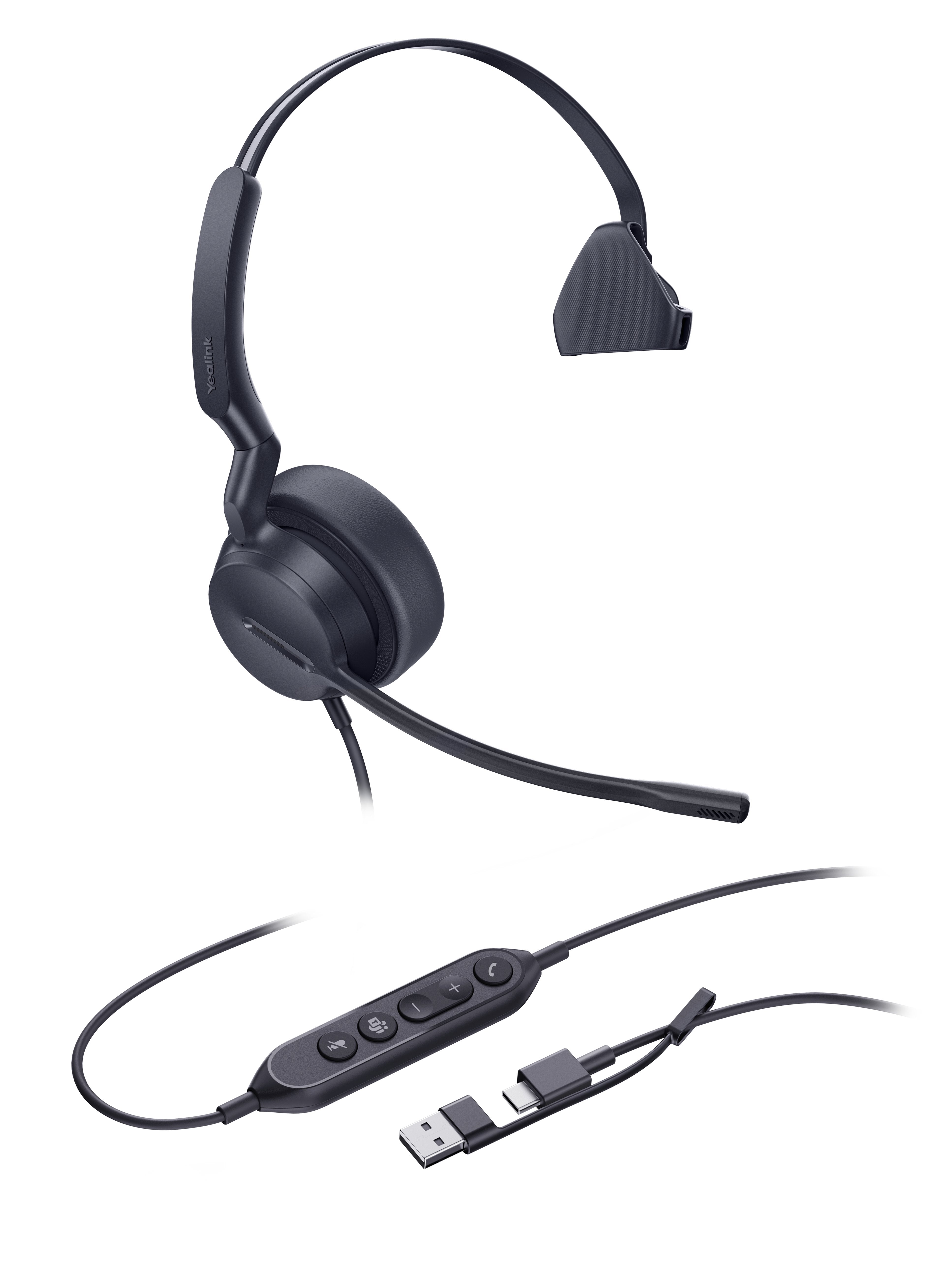 EAN 6938818322622 - Yealink UH44 Mono Teams USB-C/A Auriculares Alámbrico Diadema Oficina/Centro de llamadas USB Type-C / USB imagen 2