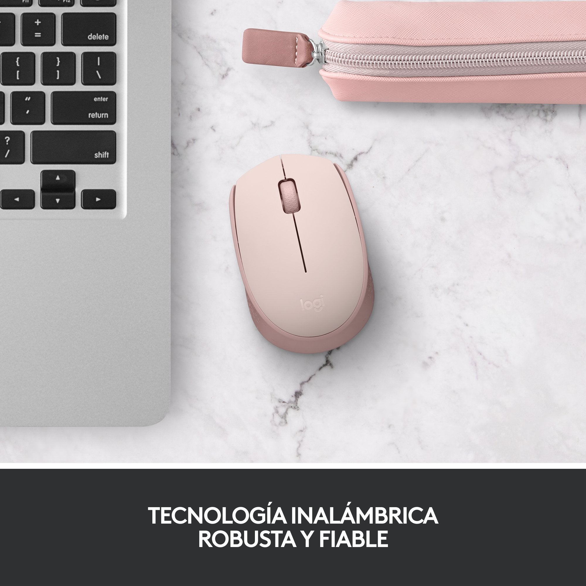 Logitech M171 Ratón Inalámbrico Rosa 910-006865