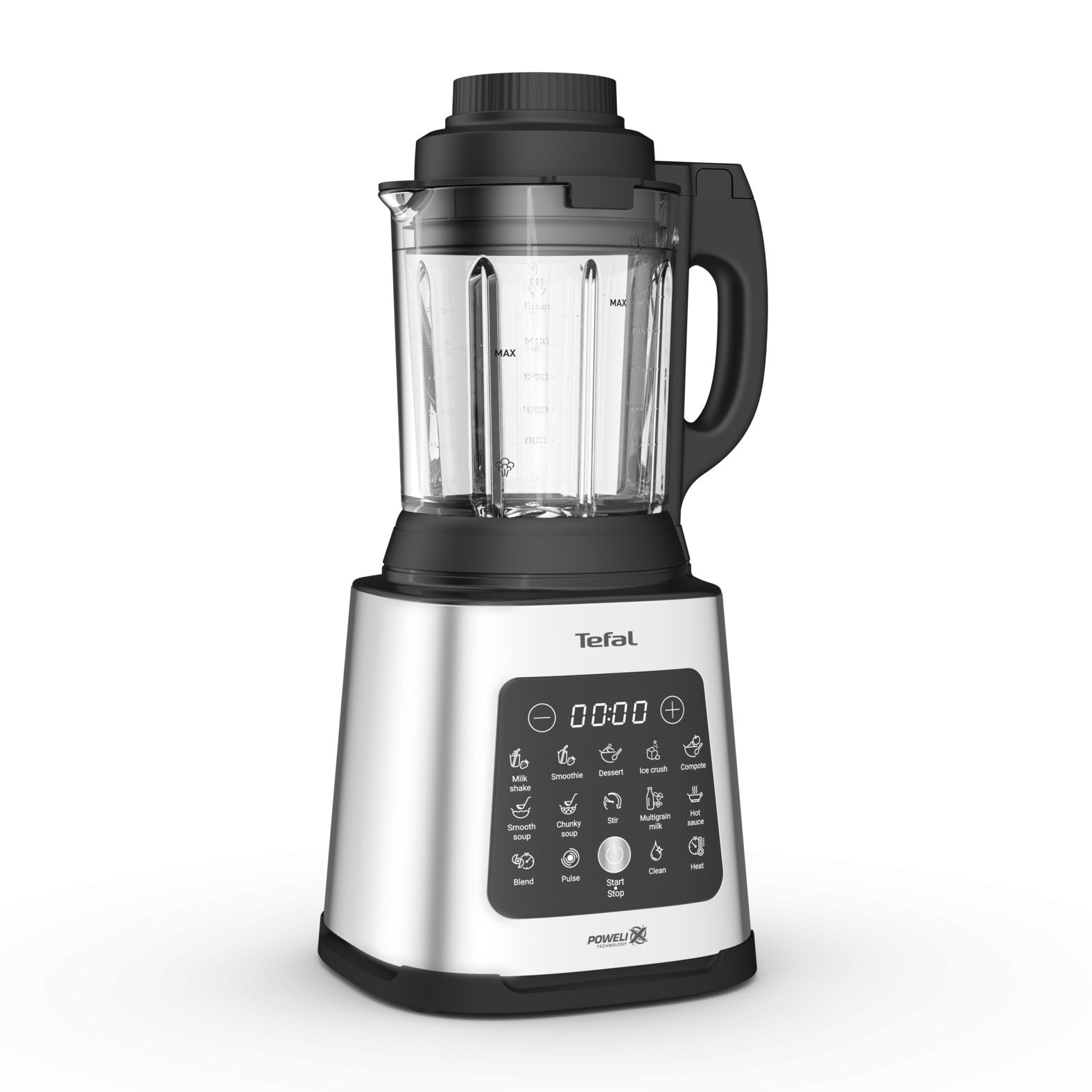EAN 3016667246306 - Tefal Perfectmix Cook BL83SD 1,75 L Batidora de vaso 1400 W Negro, Acero inoxidable imagen 2