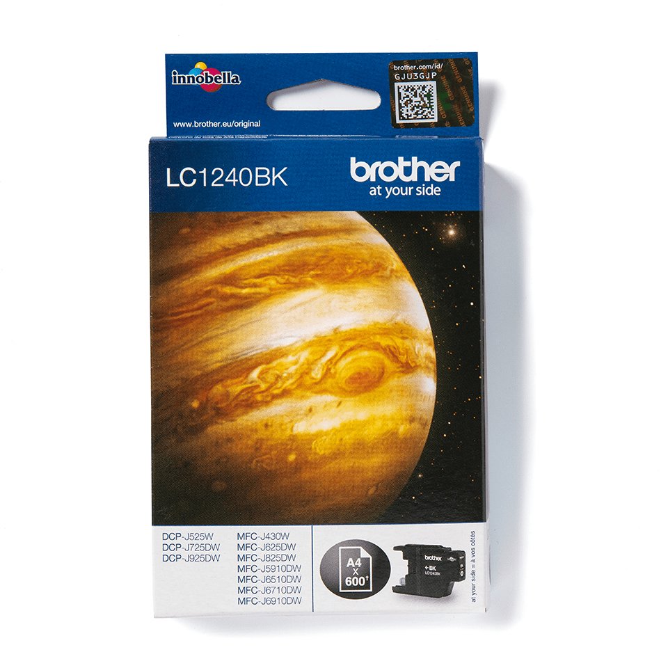 EAN 4977766694001 - Brother LC1240BK cartucho de tinta 1 pieza(s) Original Negro imagen 1