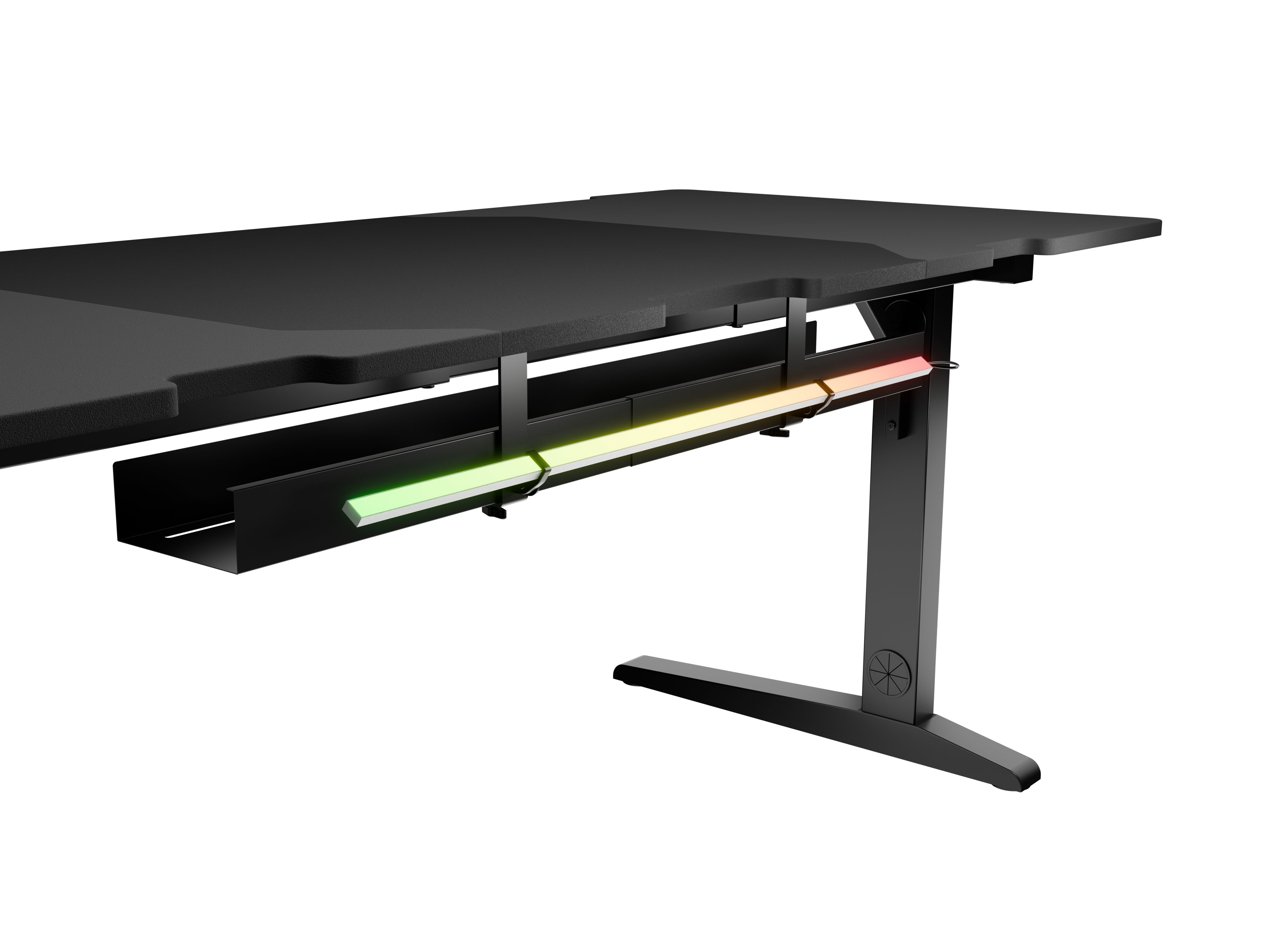 Mesa Gaming Genesis Holm Modular 180 Rgb Negro 180x75 Cm