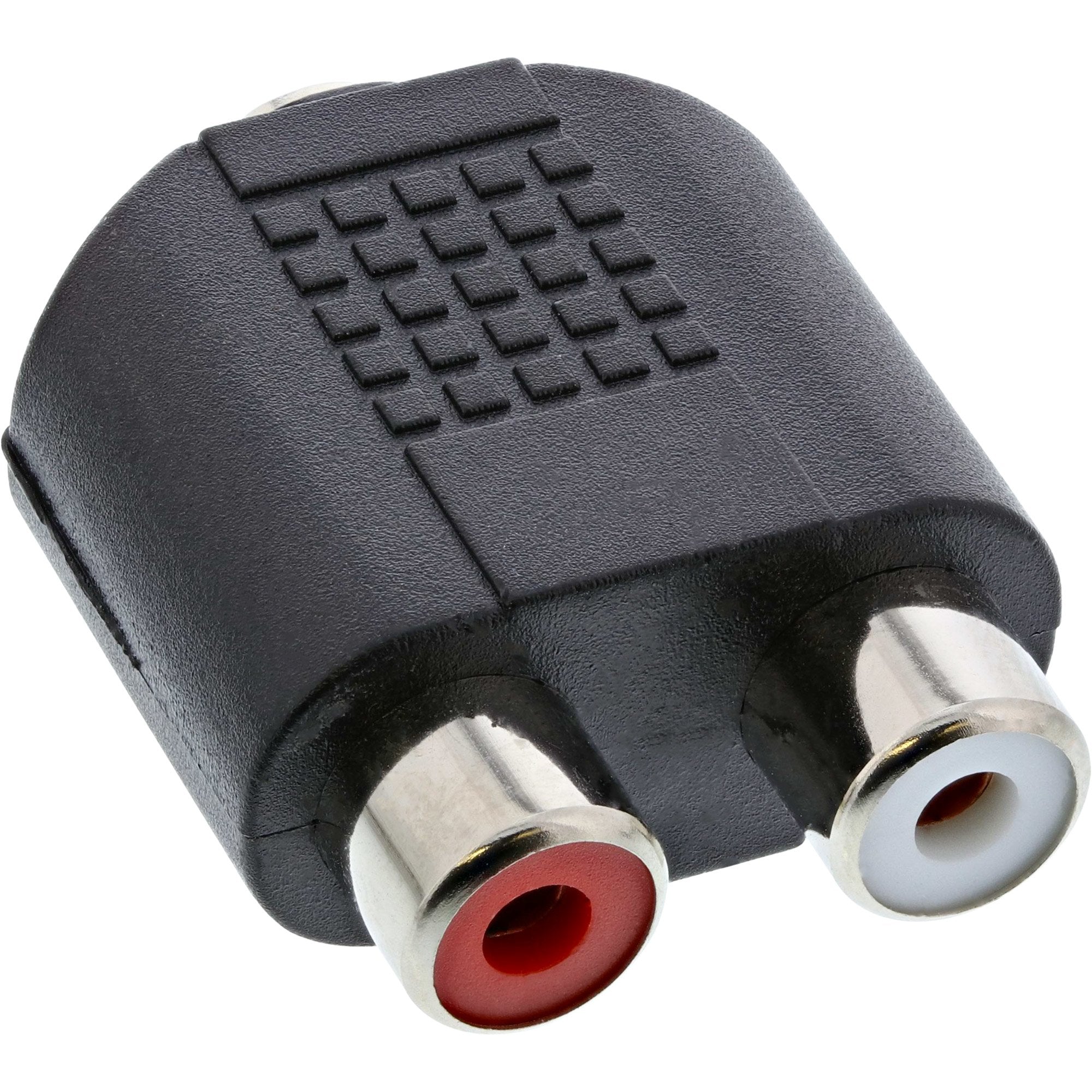 Adaptador De Audio Inline Jack De 3,5 Mm Estéreo Hembra A 2x Rca Hembra