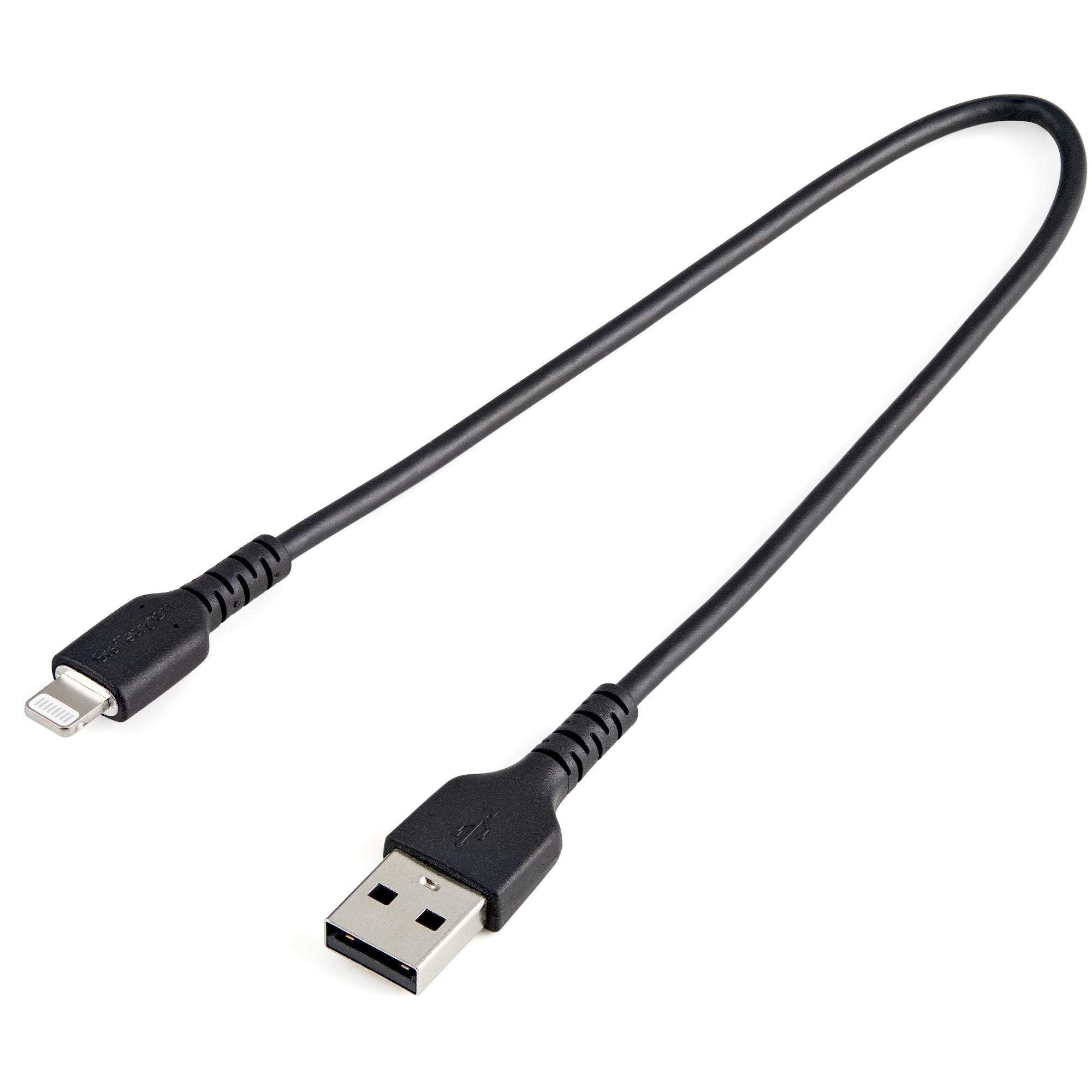 Startech Cable Usb-A A Lightning 30 Cm Negro Rusbltmm30cmb                            -