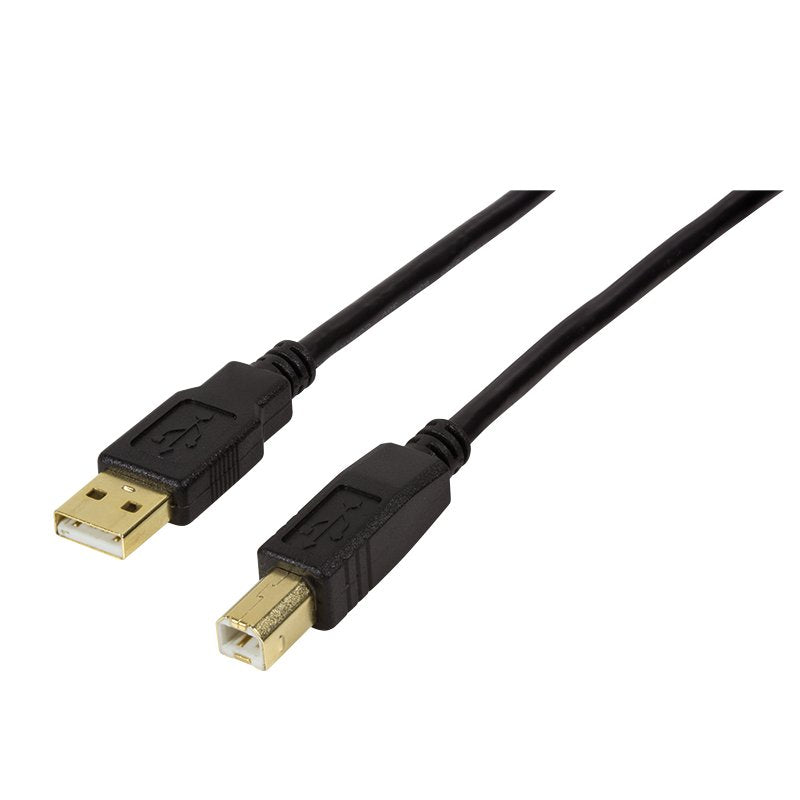 Logilink Ua0266 Cable Usb 20 M 2.0 Usb A Usb B Negro