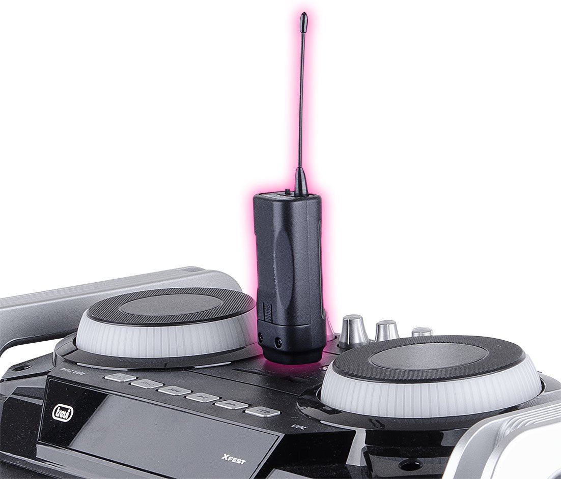 Microfono Inalámbrico Em 408 R Clip Negro