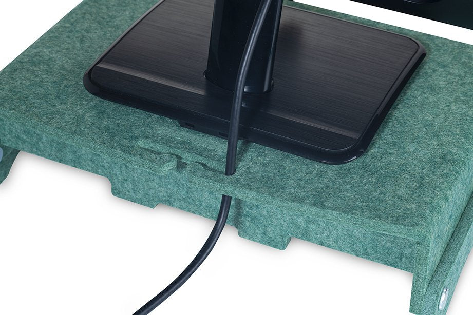 EAN 8719274674092 - BakkerElkhuizen Q-riser 110 Circular 76,2 cm (30") Escritorio Verde imagen 5