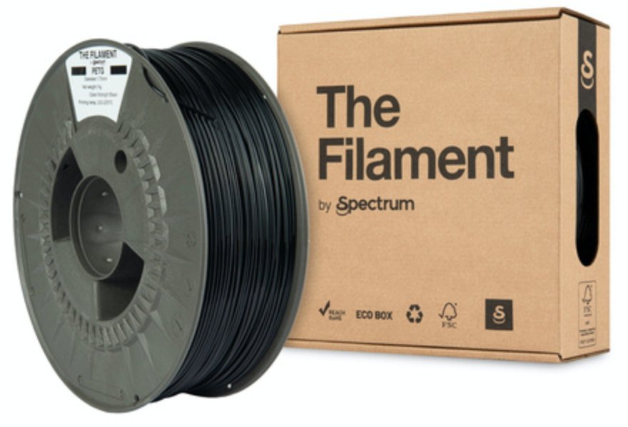 The Filament · Petg · Negro Medianoche · 1.75mm · 1kg
