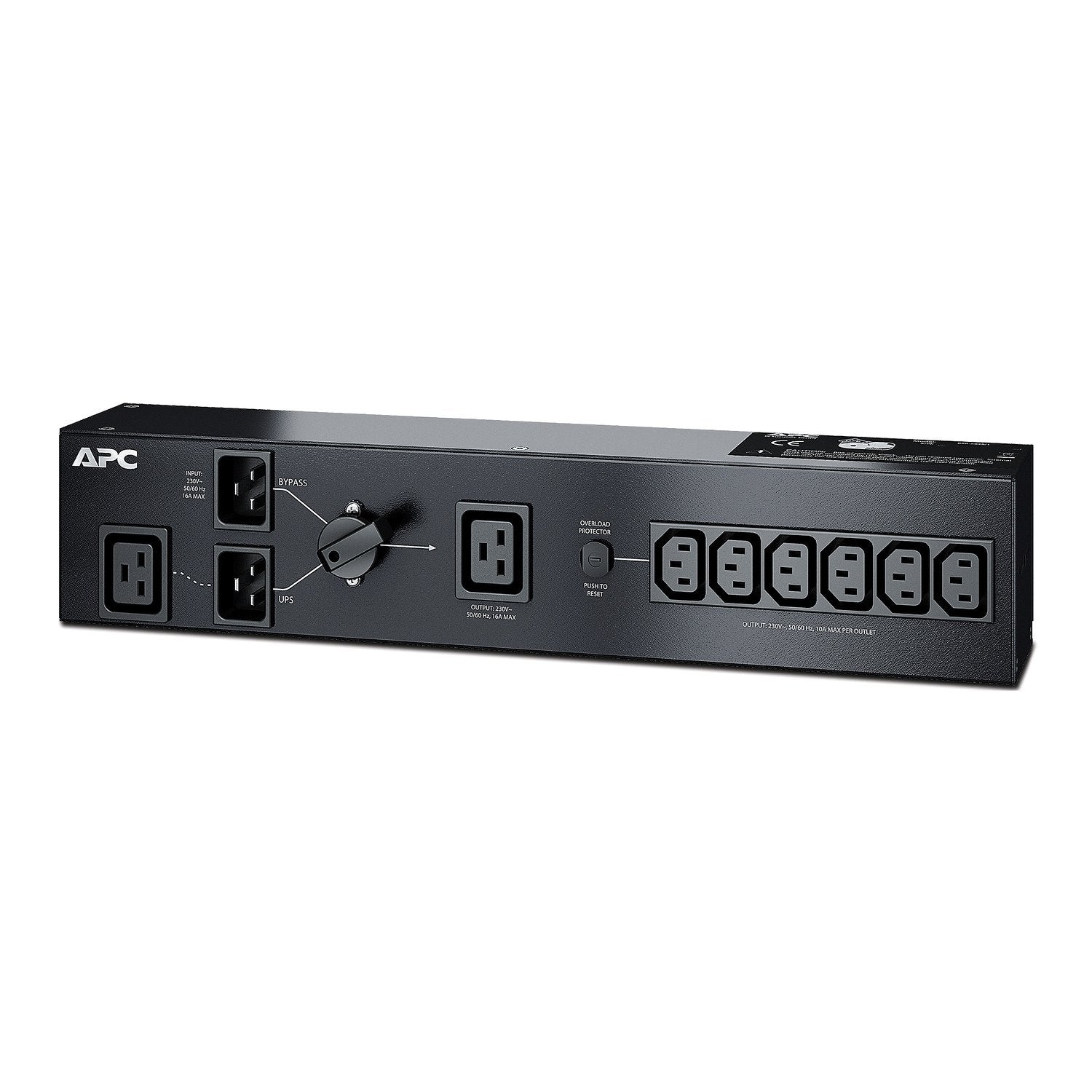 EAN 0731304266747 - APC Service Bypass PDU 230V 16AMP W/ (6) IEC C13 And (1) C19 imagen 1