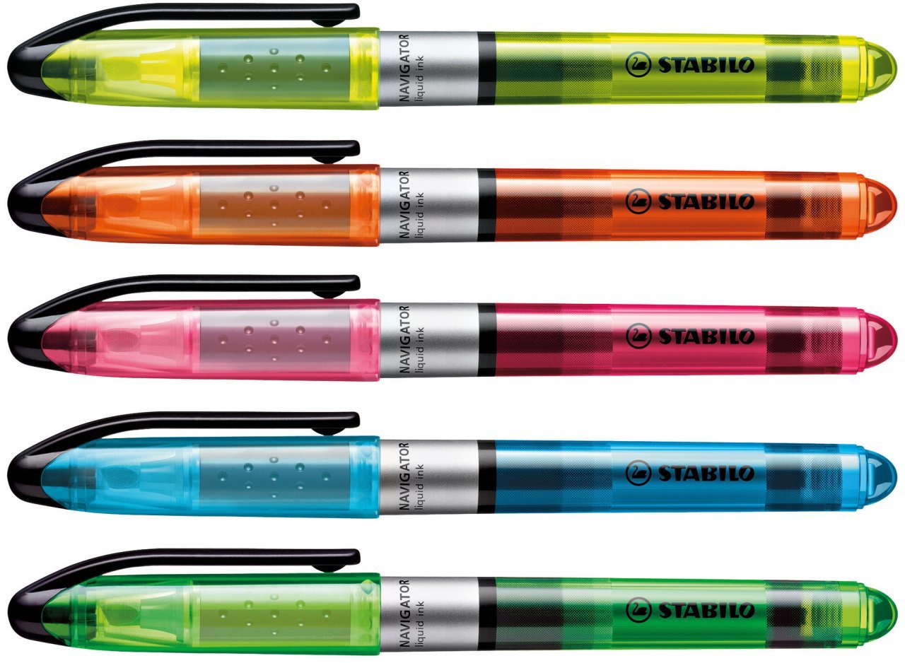 Stabilo Navigator Marcador Fluorescente Verde -10u-