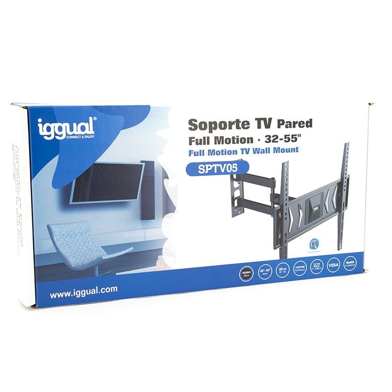 Iggual Sptv05 Soporte Tv 32-55\1 25kg Pared Full