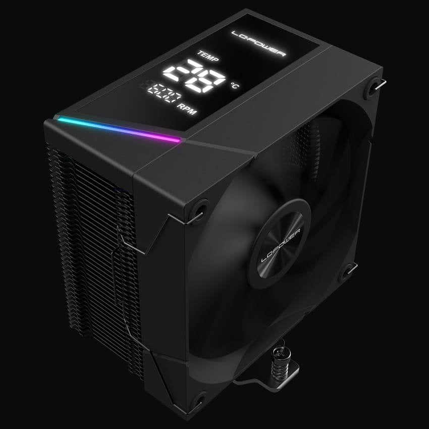 Lc-Power Aera Serie Lc-Cc-120-Db6 Display 120mm Cpu-Kã¼hler