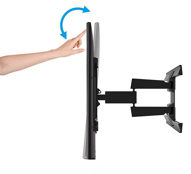 Dual Stud Double Arm Flat Screen Wall Mount With Tilt &