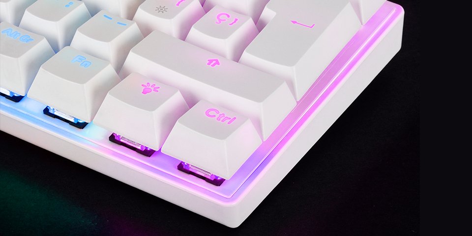 Mars Gaming Mk60 Teclado Gaming Mecanico - Ultra-Compacto 60% - Iluminacion Rgb - Switches Antipolvo - Teclas