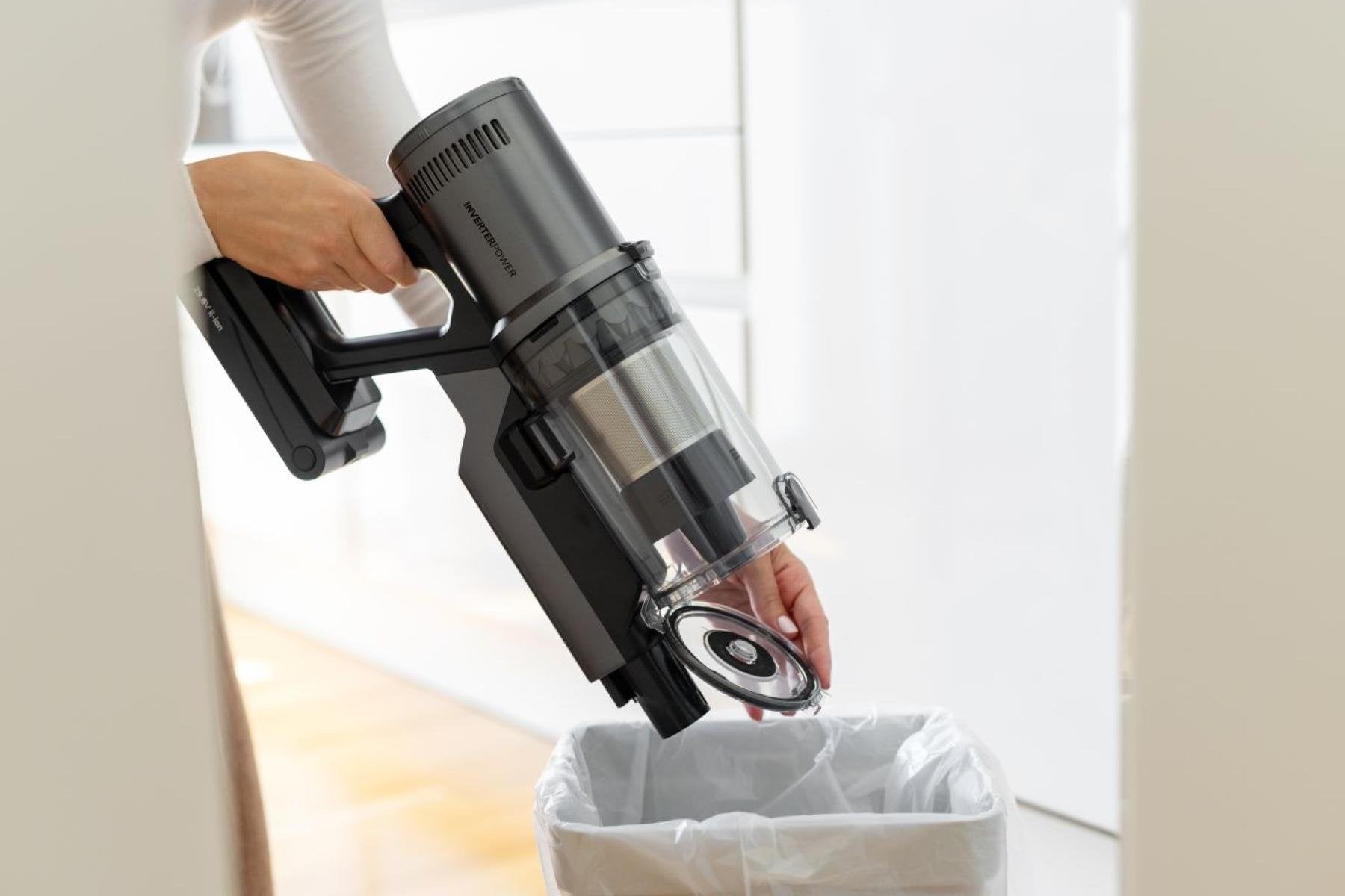 EAN 3838783075871 - Gorenje SVC296449NMBL Aspiradora escoba 2 en 1 Batería Secar HEPA Sin bolsa 0,6 L 550 W Carbón vegetal imagen 33