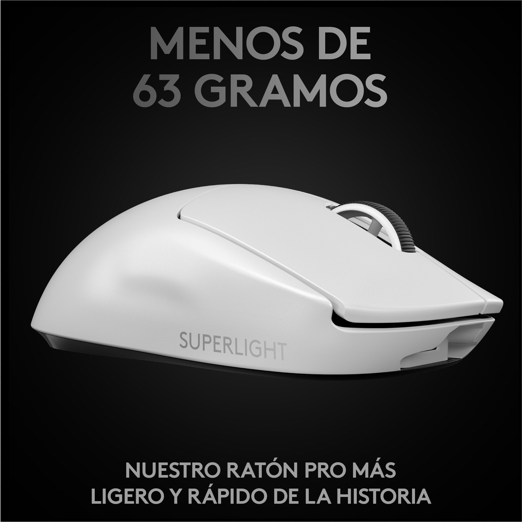 Logitech G Pro X Superlight Ratón Mano Derecha Rf Inalámbrico 25600 Dpi