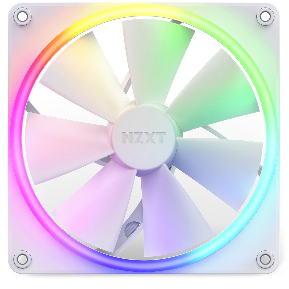 Ventilador Nzxt F140 Rgb Single 140x140x26, Rf-R14sf-W1