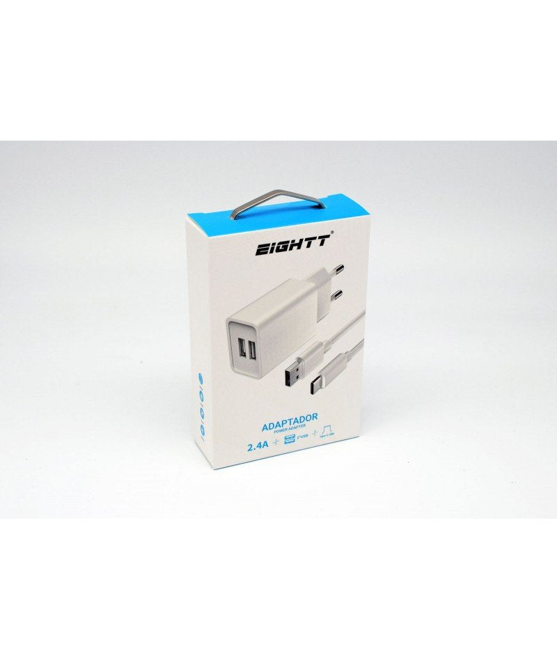 EAN 8425402168462 - Eightt ECW-C cargador de dispositivo móvil Universal Blanco Corriente alterna Interior imagen 5