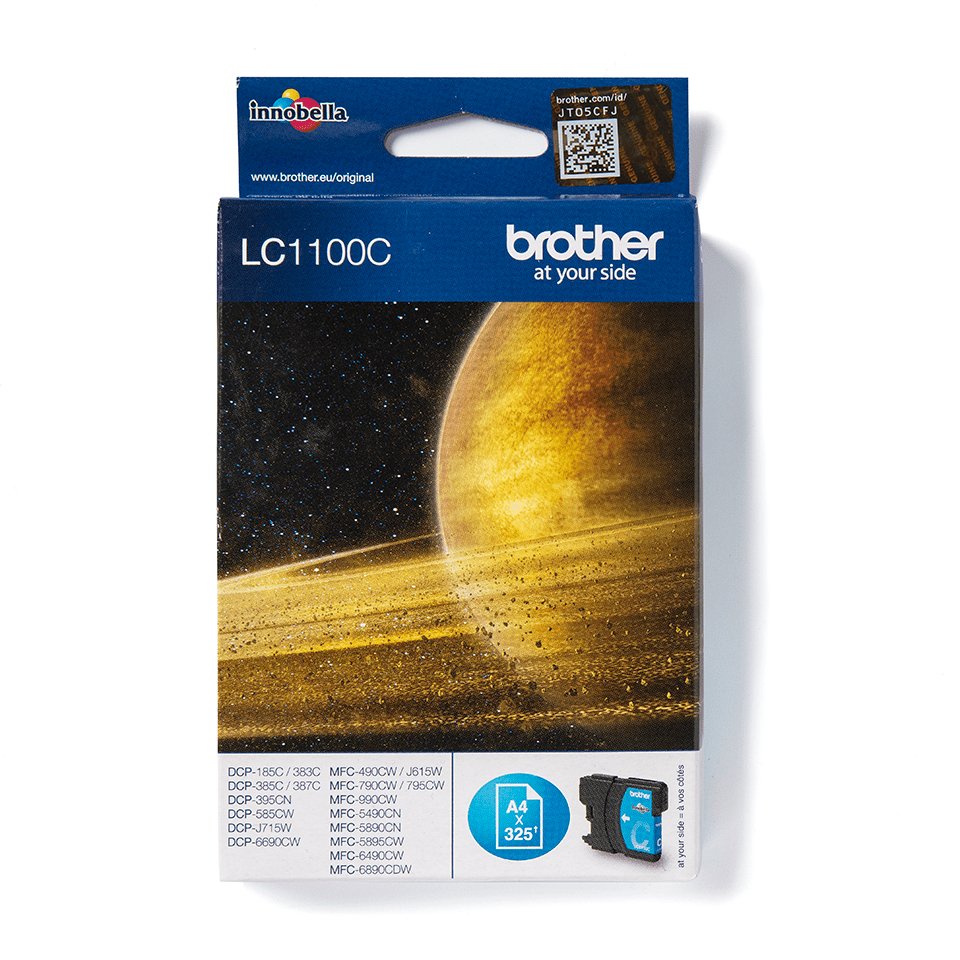 EAN 4977766659710 - Brother LC1100C cartucho de tinta 1 pieza(s) Original Cian imagen 1