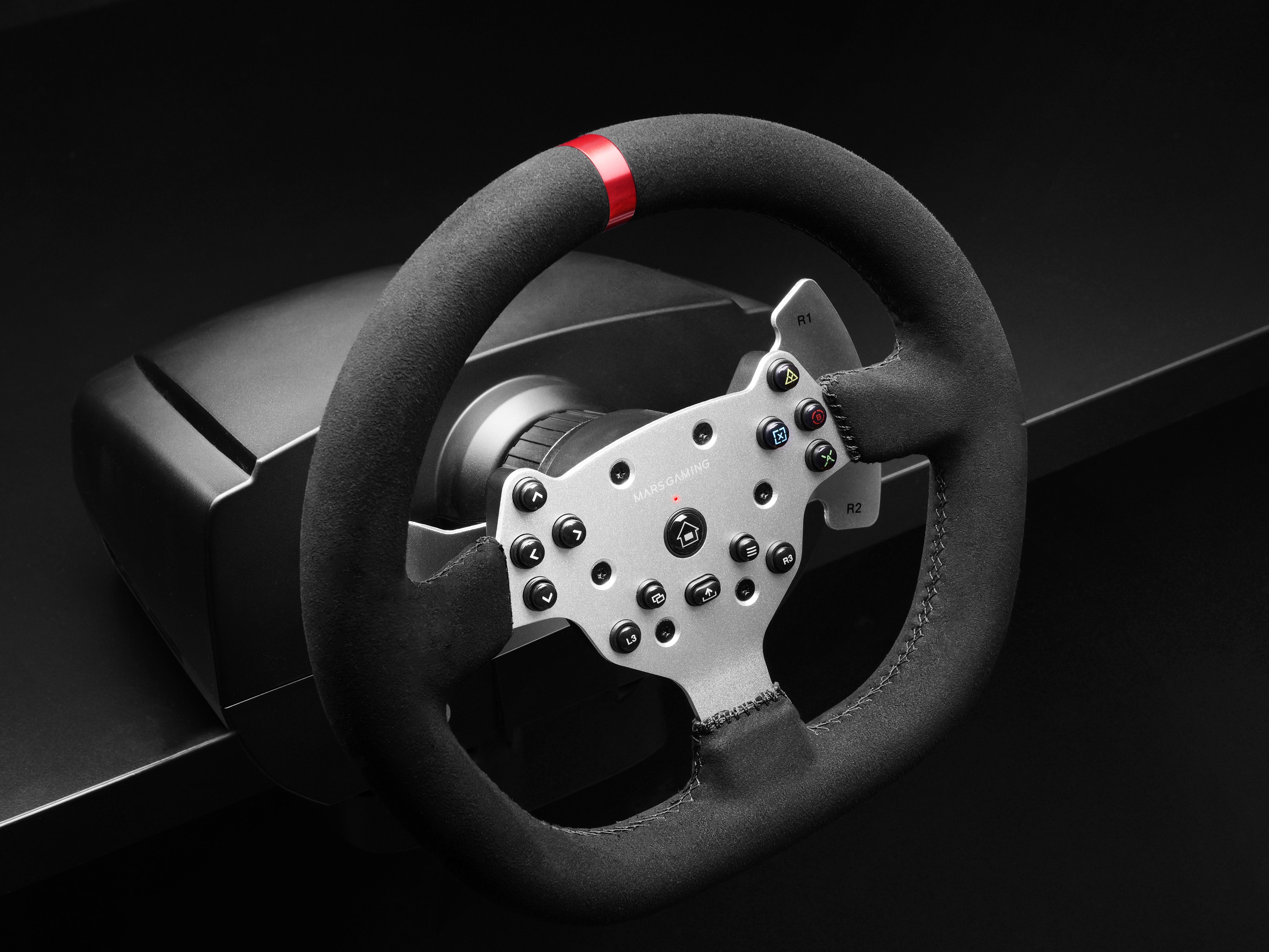 EAN 8435693109655 - Mars Gaming MWHRSX mando y volante Negro Volante + Pedales Analógico/Digital Android, PC, PlayStation 4, imagen 8
