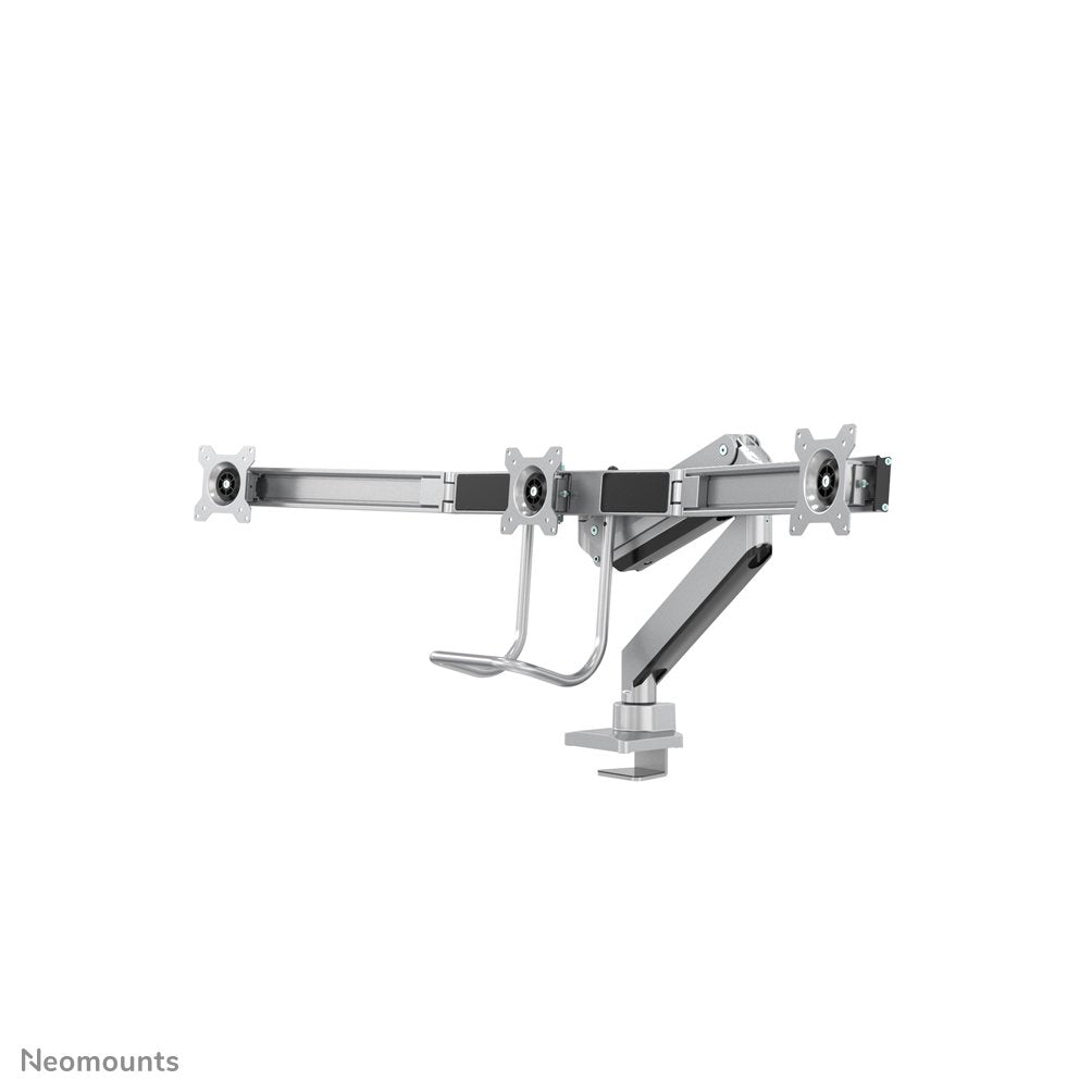 Soporte 3 Monitores Tis Neomounts 10-27" Silver Max.15kg Nm-D775d