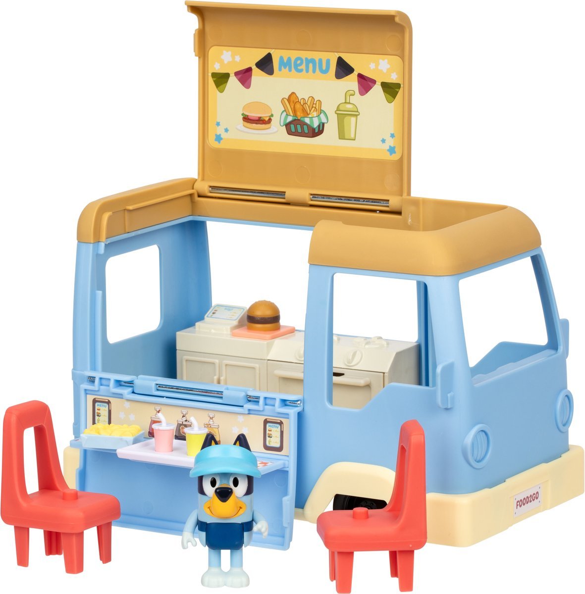 Moose Toys Bluey - Lets Play Chef Food Truck Juego, Vehículo De Juguete 18919