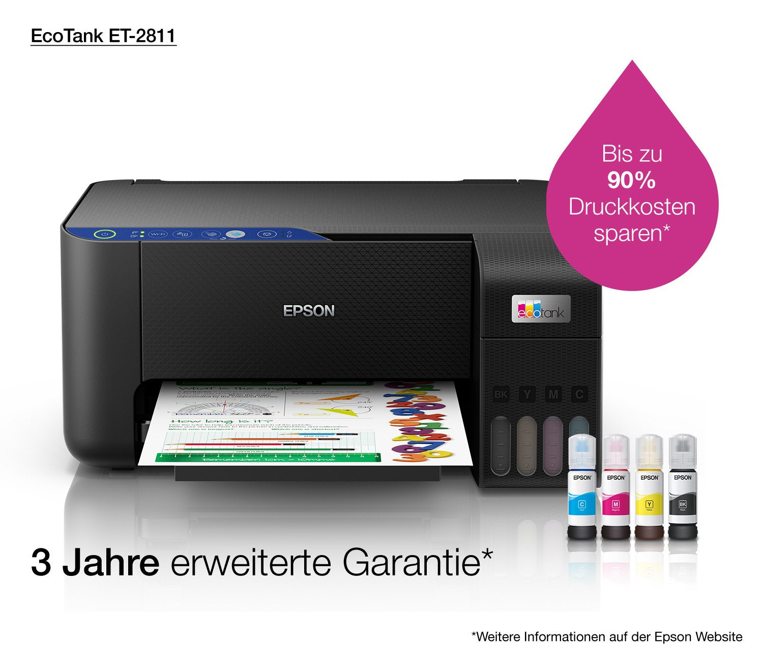EAN 8715946684116 - Epson EcoTank ET-2811 Inyección de tinta 5760 x 1440 DPI 33 ppm Wifi imagen 11