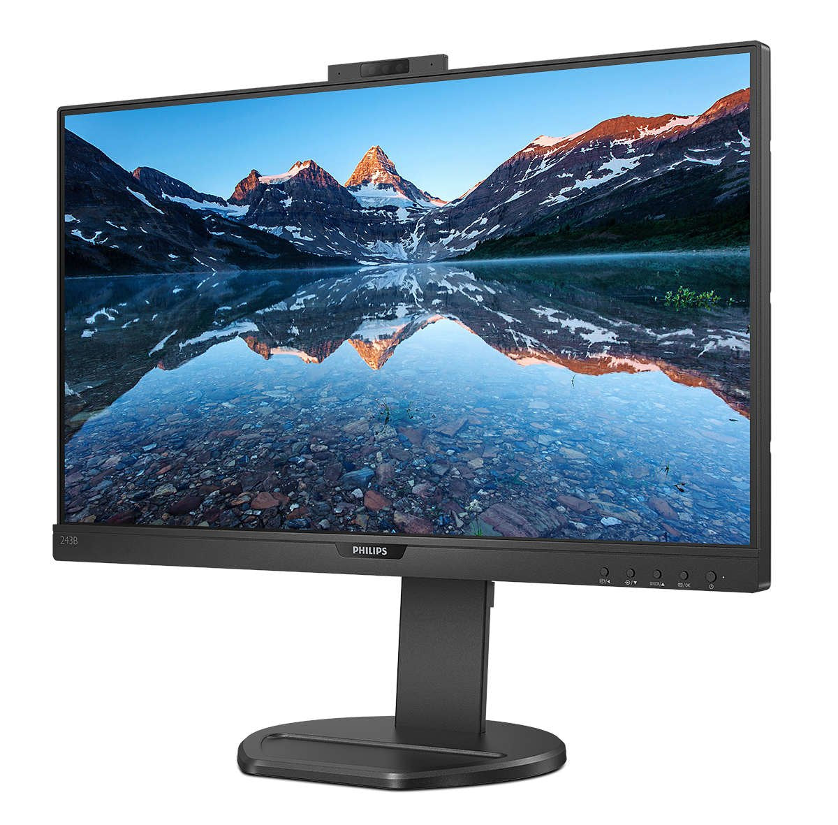 Monitor Profesional Philips 243b9h 23.8' Full Hd Webcam Multimedia Negro