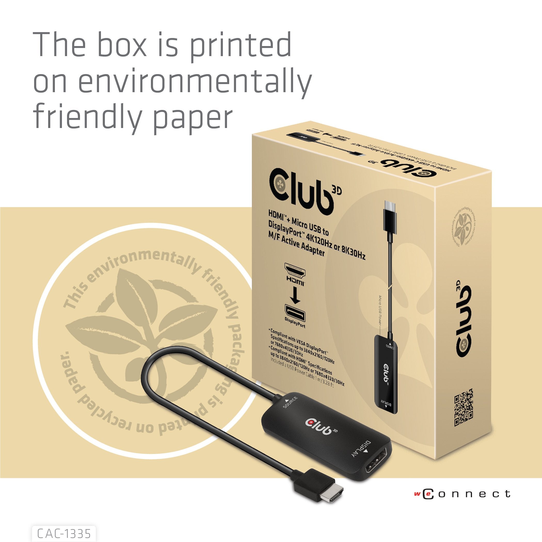 EAN 8719214472498 - CLUB3D CAC-1335 adaptador de cable de vídeo 1 m HDMI + USB DisplayPort Negro imagen 21