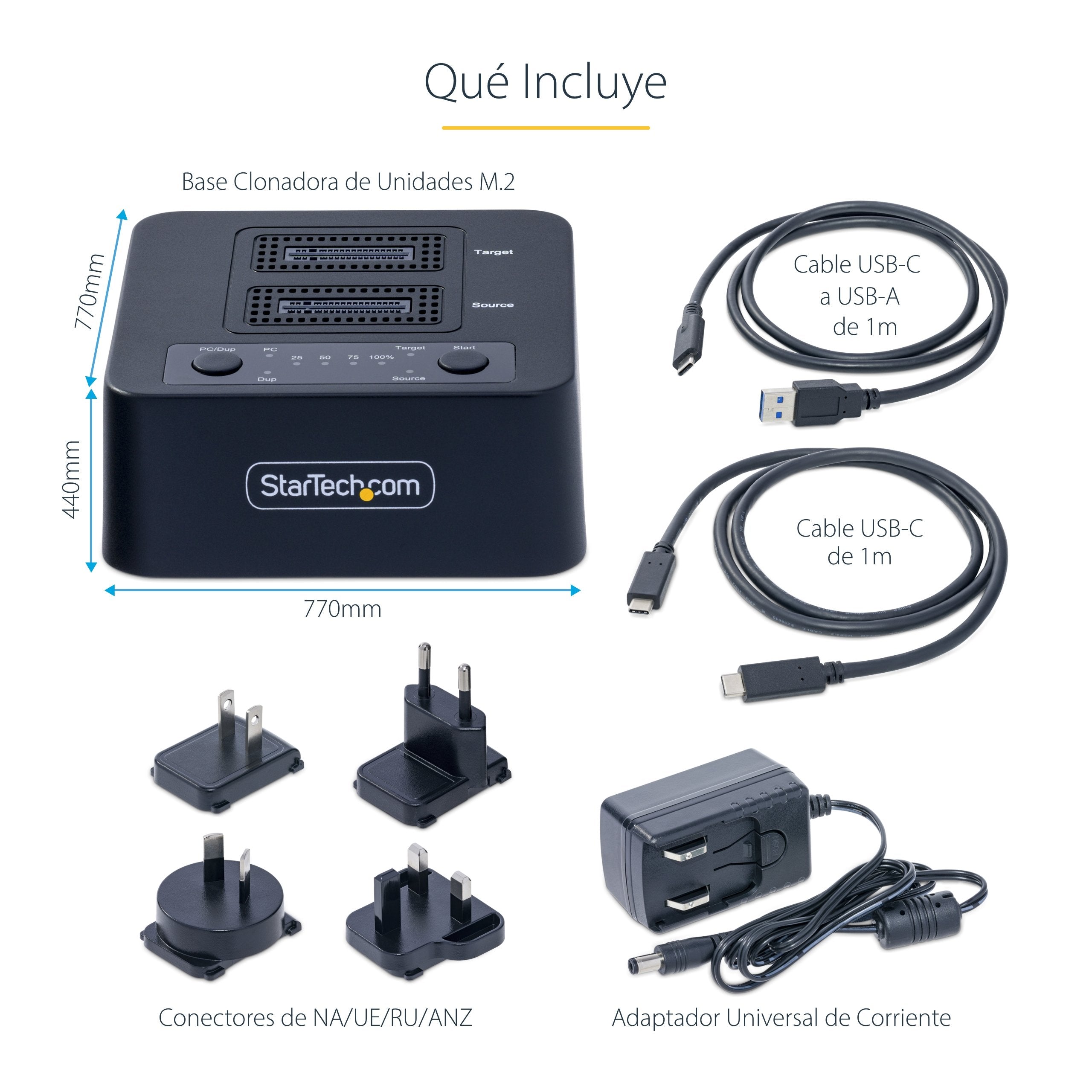 EAN 0065030898003 - StarTech.com M2-HDD-DUPLICATOR-N1 duplicador de datos y soporte Duplicador de HDD/ SSD (discos duros/unid imagen 15