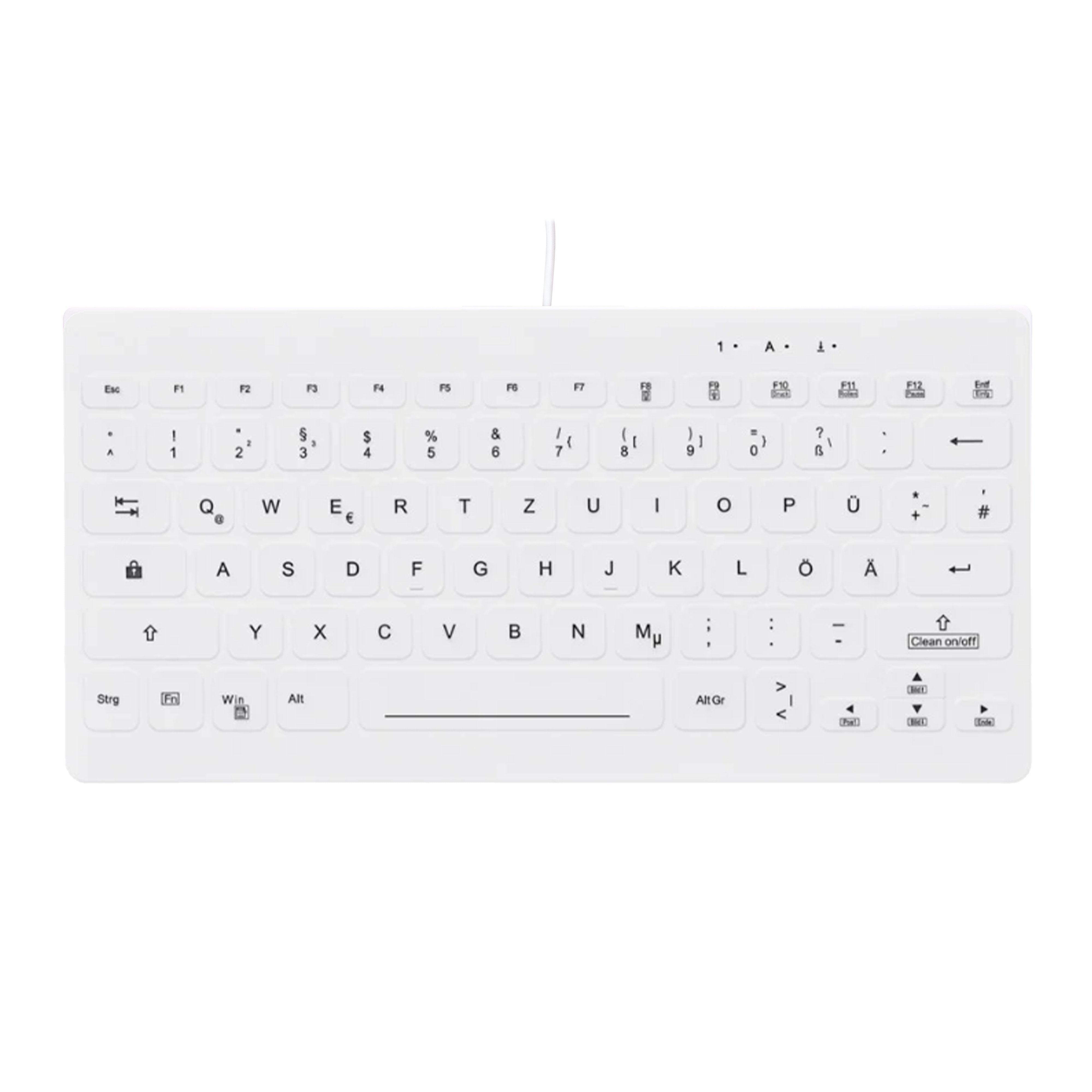 EAN 7061117684333 - Contour Design Active Key AK-C4112 teclado Médico USB QWERTZ Alemán Blanco imagen 1
