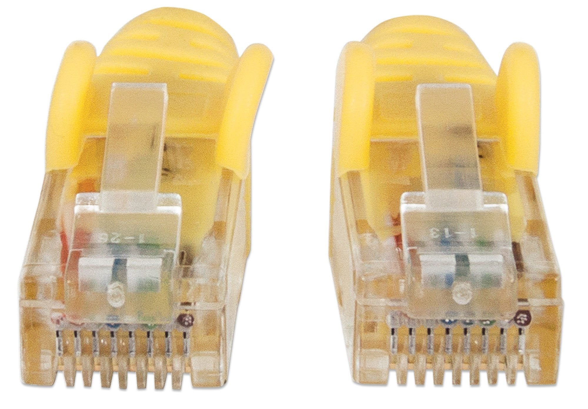 EAN 0766623343725 - Intellinet Cat6 UTP, 5m cable de red Amarillo U/UTP (UTP) imagen 3
