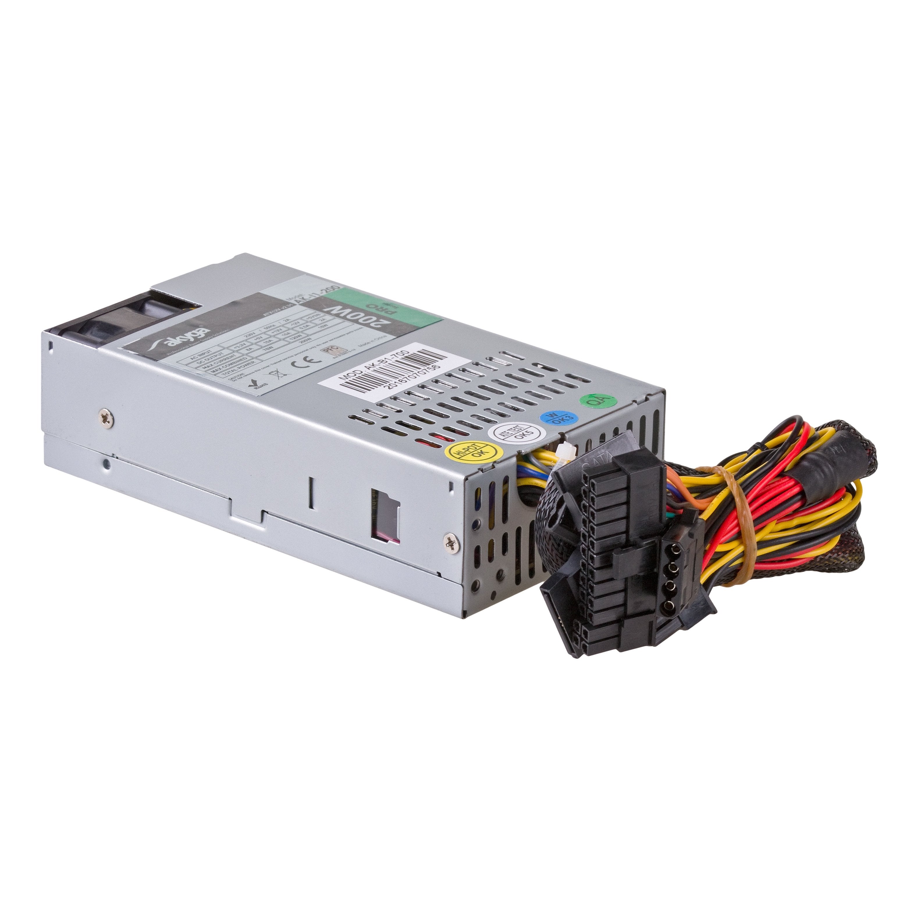 EAN 5901720132147 - Akyga AK-I1-200 unidad de fuente de alimentación 200 W 24-pin ATX ATX Gris imagen 2