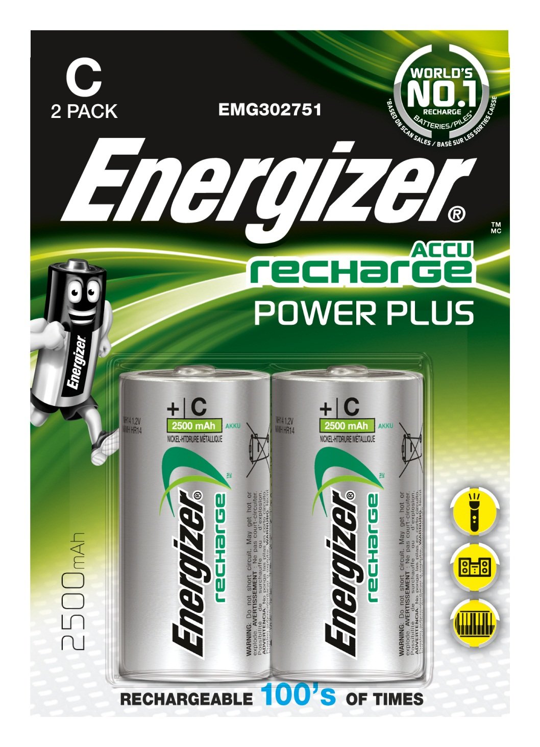 EAN 7638900138740 - Energizer PowerPlus Batería recargable Níquel-metal hidruro (NiMH) imagen 1
