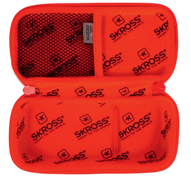 Skross Power Case Black, Schwarz Rot
