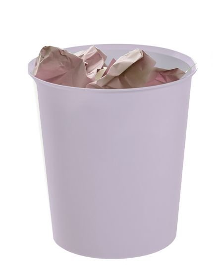 Archivo 2000 Papelera Ecogreen 18 Litros 240x310mm Reciclado Malva Pastel