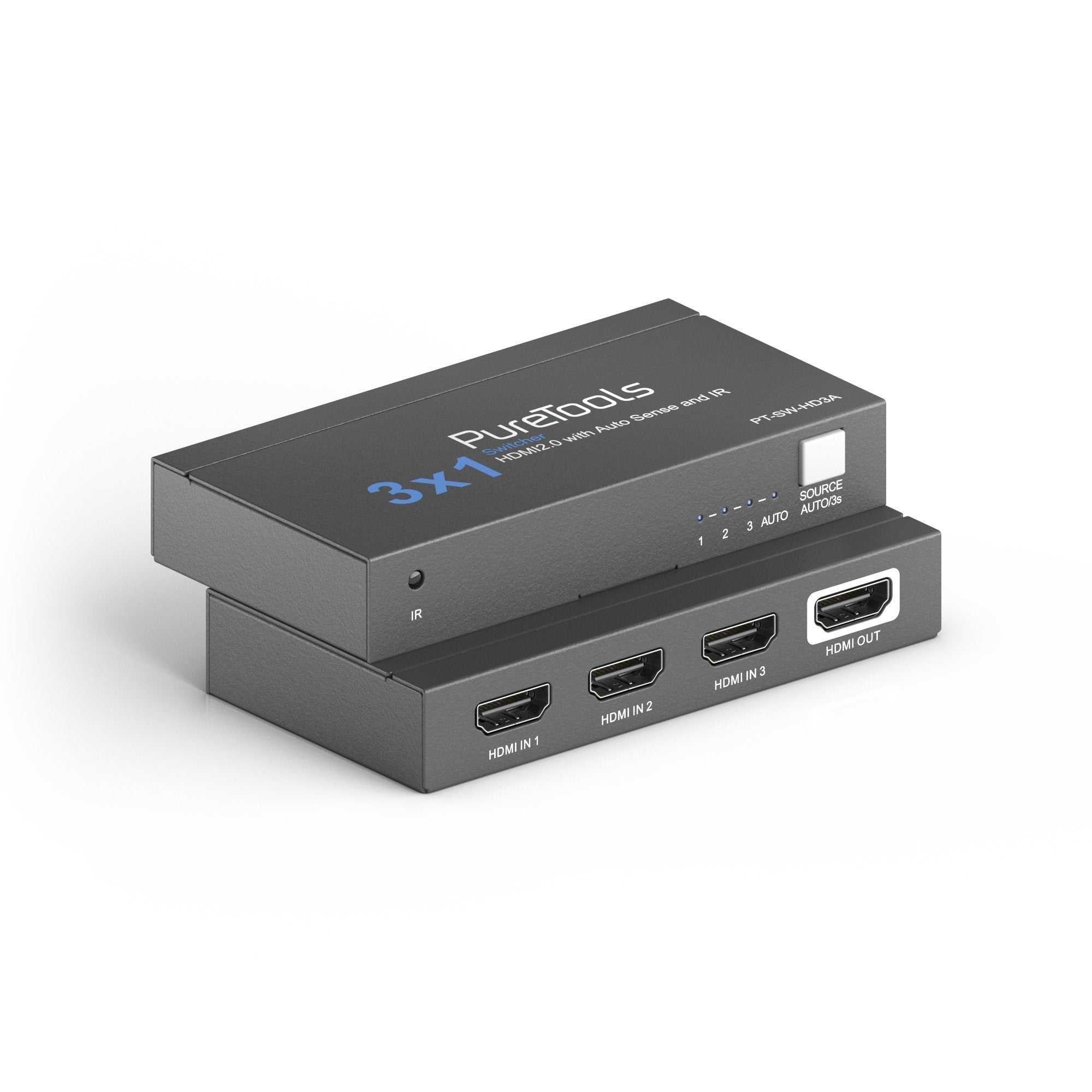 Puretools Pt-Sw-Hd3a Interruptor De Video Hdmi
