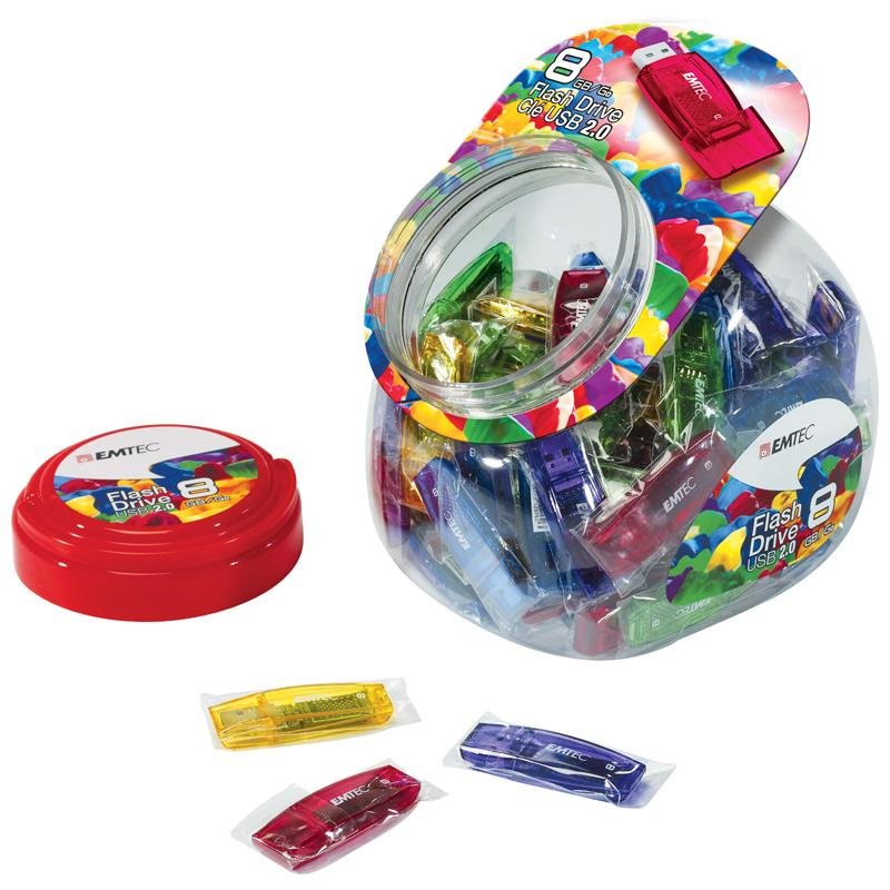 EAN 3126170166791 - Emtec C410 Color Mix - Candy Jar 2.0 unidad flash USB 32 GB USB tipo A Multicolor imagen 4