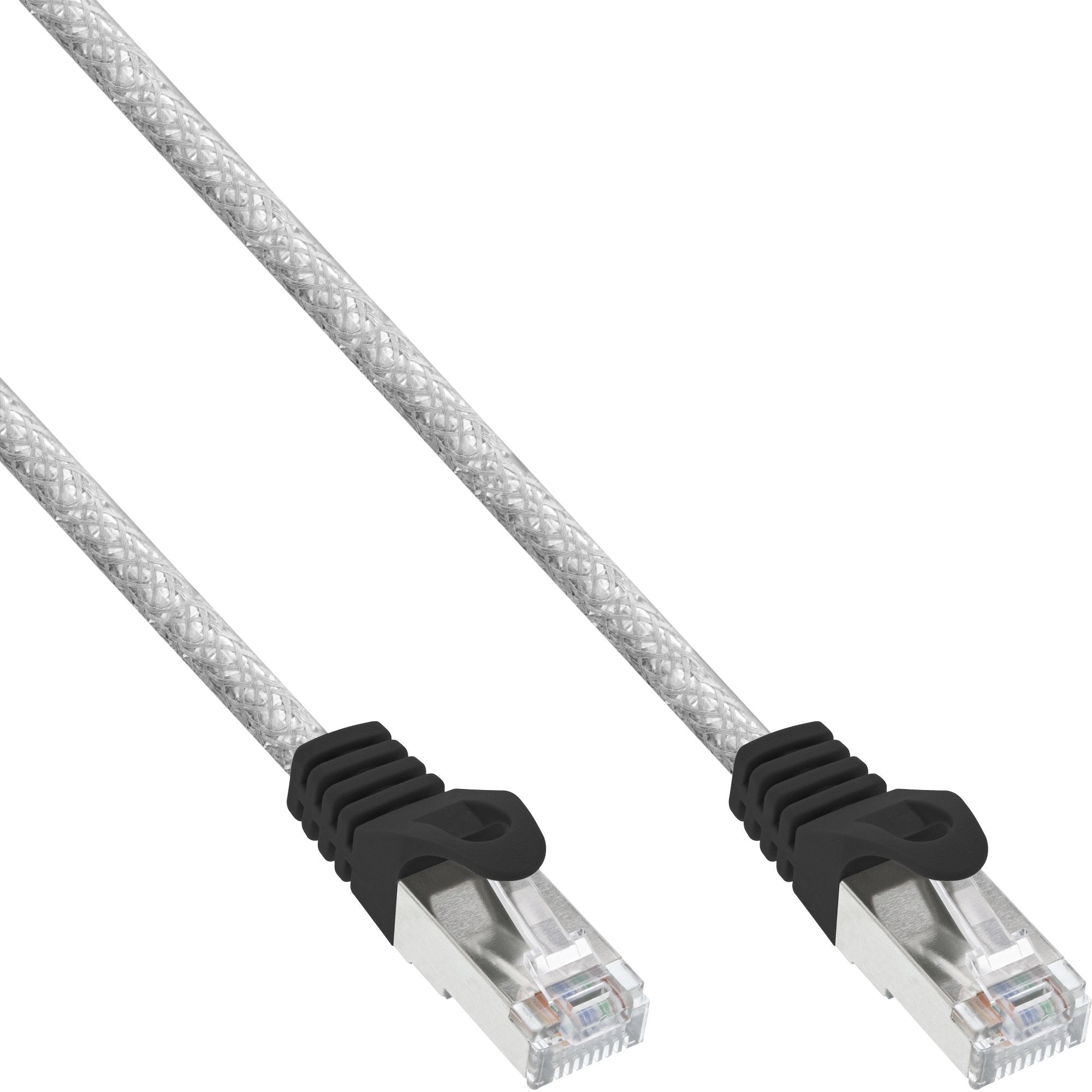 Cable De Red Inline Sf/Utp Cat.5e Transparente 0,3m