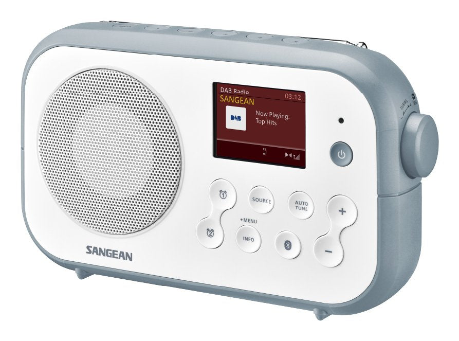EAN 4711317995335 - Sangean DPR-42BT Portátil Analógico y digital Azul, Blanco imagen 2
