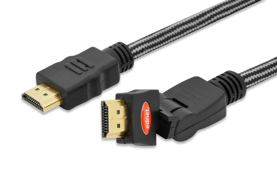 Ednet 3m Hdmi M/M Cable Hdmi Hdmi Tipo A (Estándar) Negro