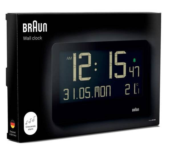 EAN 4007218677020 - Braun BC14 Reloj de cuarzo Rectángulo Negro imagen 2