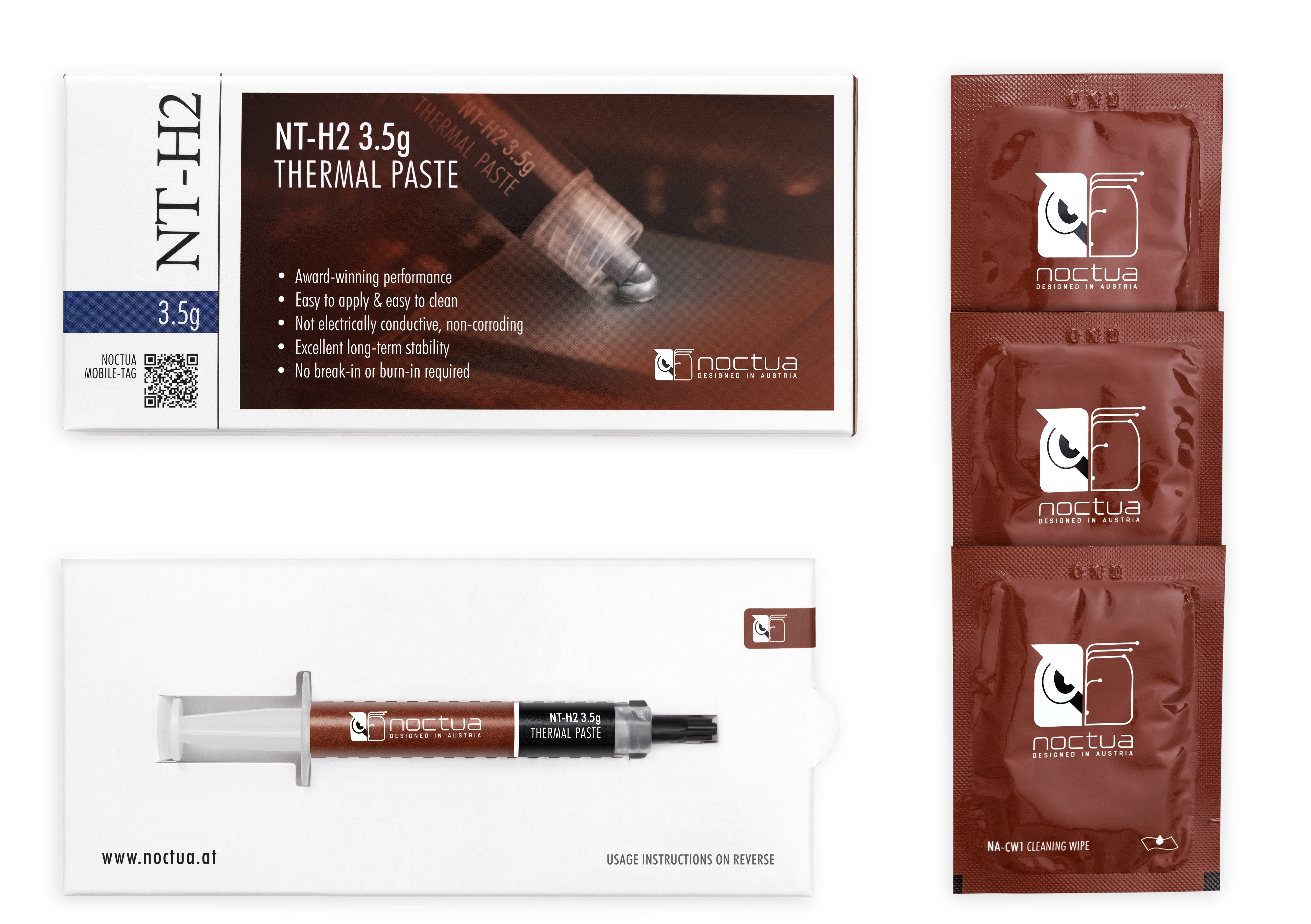 EAN 9010018200720 - Noctua NT-H2 compuesto disipador de calor 3,5 g imagen 4