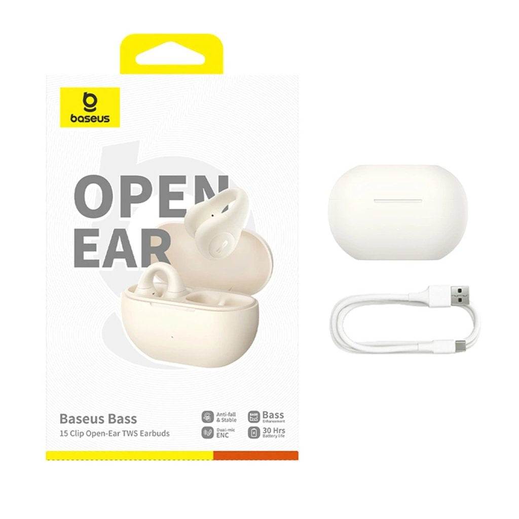 EAN 6932172674328 - Baseus Bass 15 Clip OWS Auriculares Inalámbrico Clip de oreja Llamadas/Música Bluetooth Blanco imagen 8