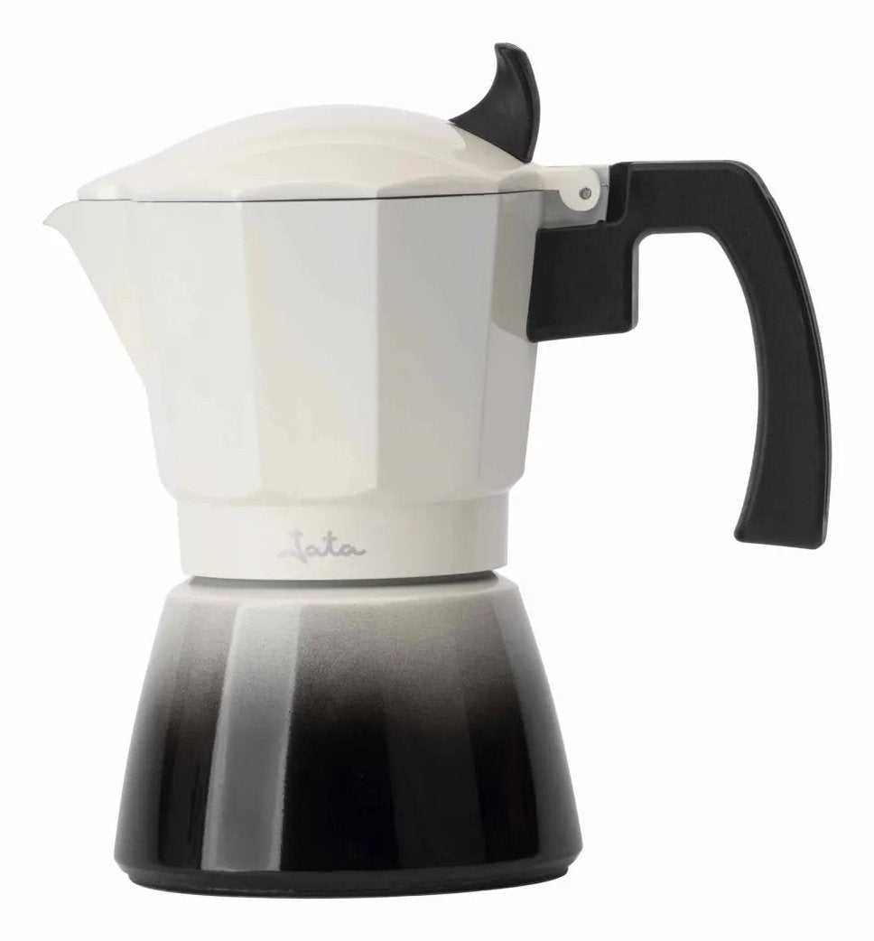 EAN 8436584384991 - JATA HCAF2403 cafetera manual Cafetera italiana 0,2 L Negro, Acero inoxidable imagen 1