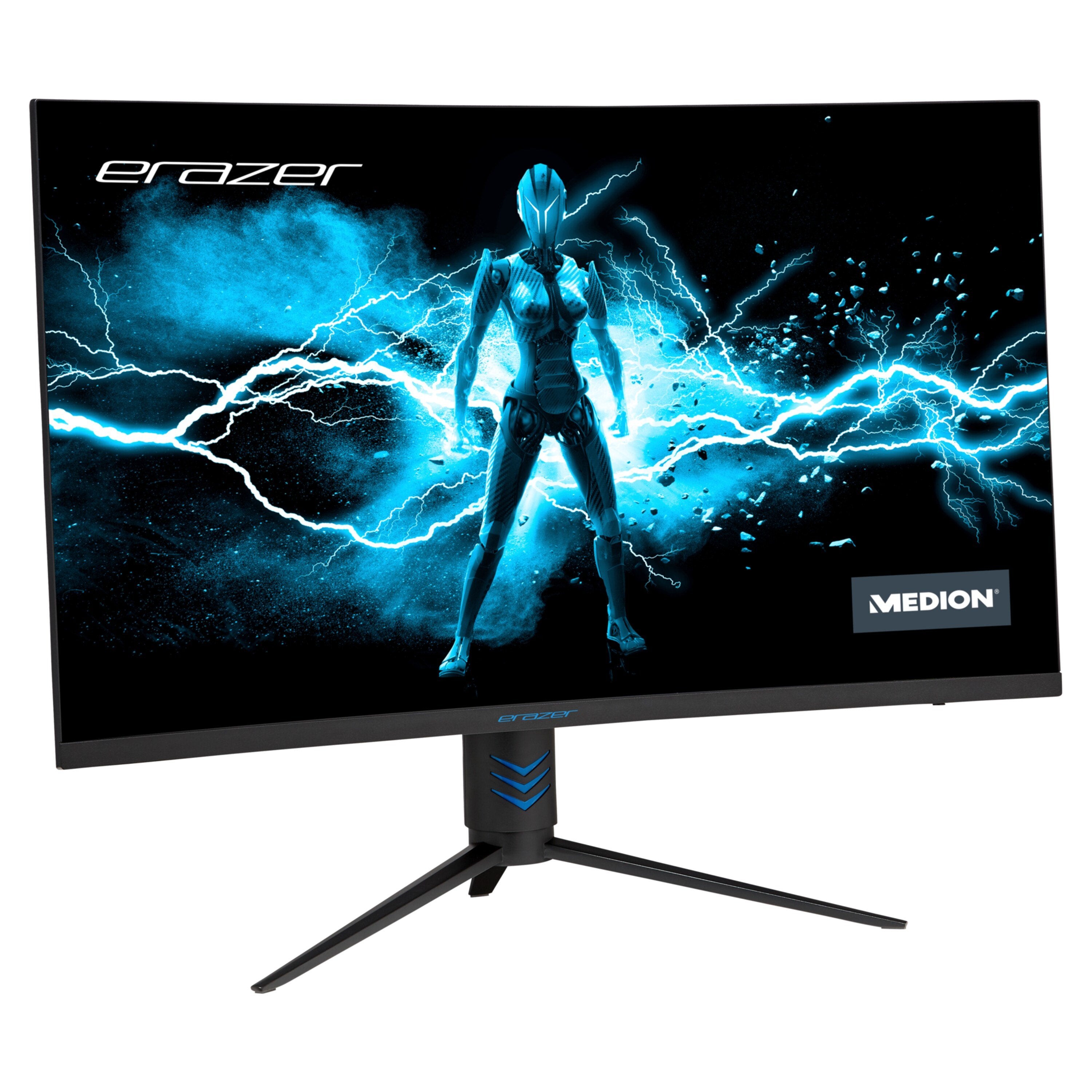 Monitor Medion 32" Erazer Spectator X20 Curvo Led Va Fullhd 165hz - Respuesta 1ms - Ajustable En Altura, Giratorio E